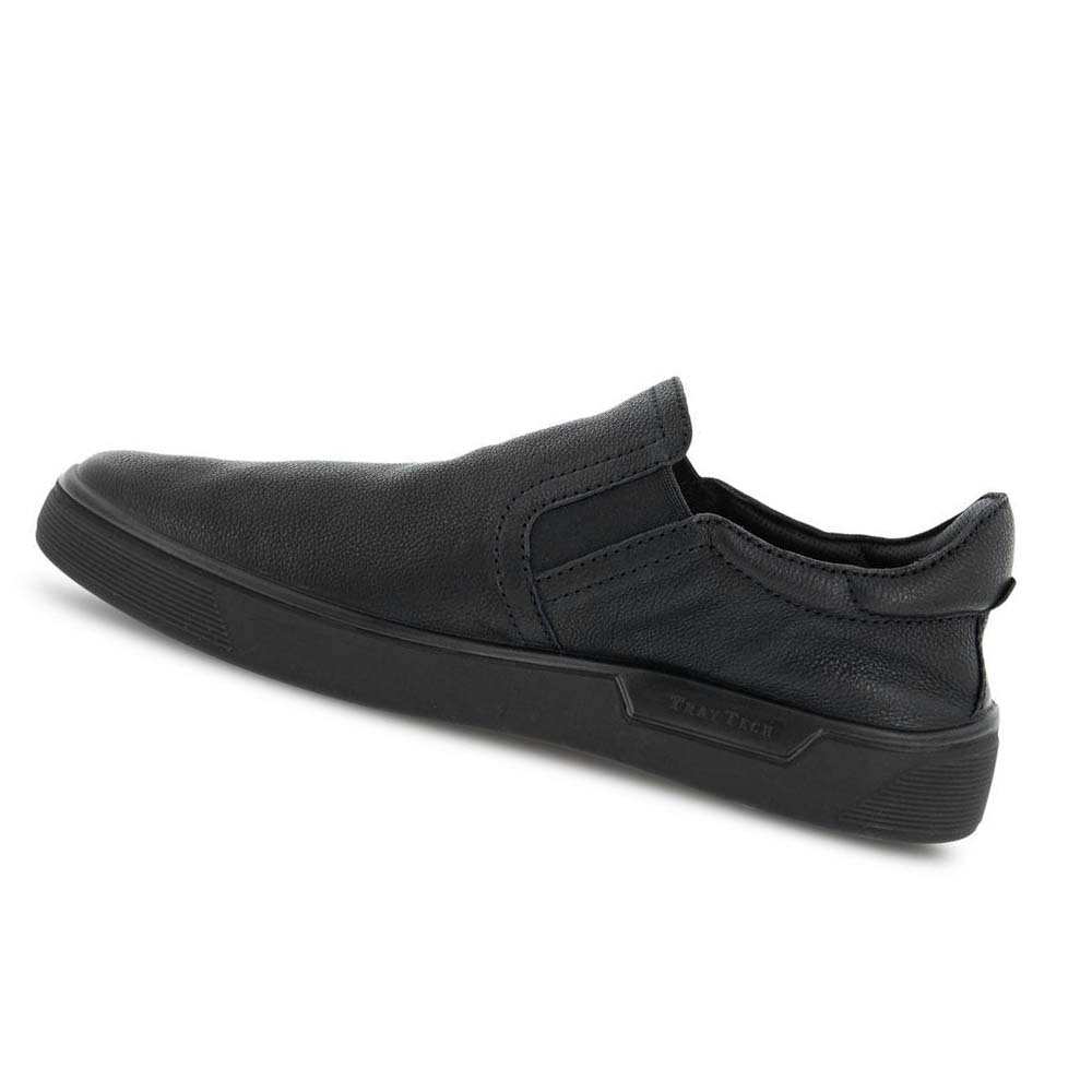 Férfi Ecco Utcai Tray Retro Slip-on Alkalmi Cipő Fekete | HU 499ILH